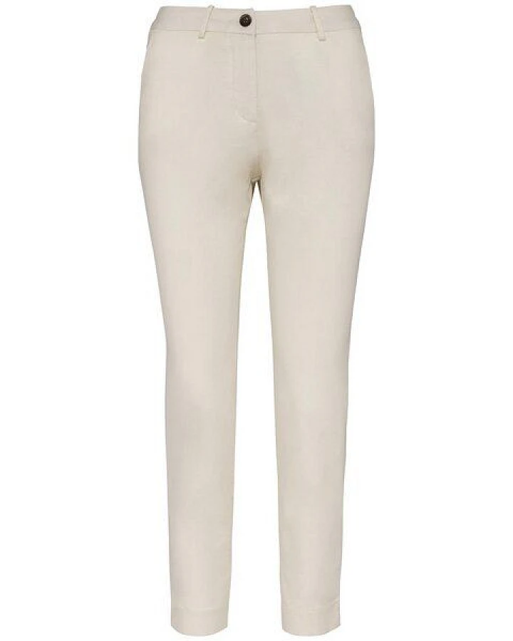YTWOO Nachhaltige 7/8 Chino-Damenhose