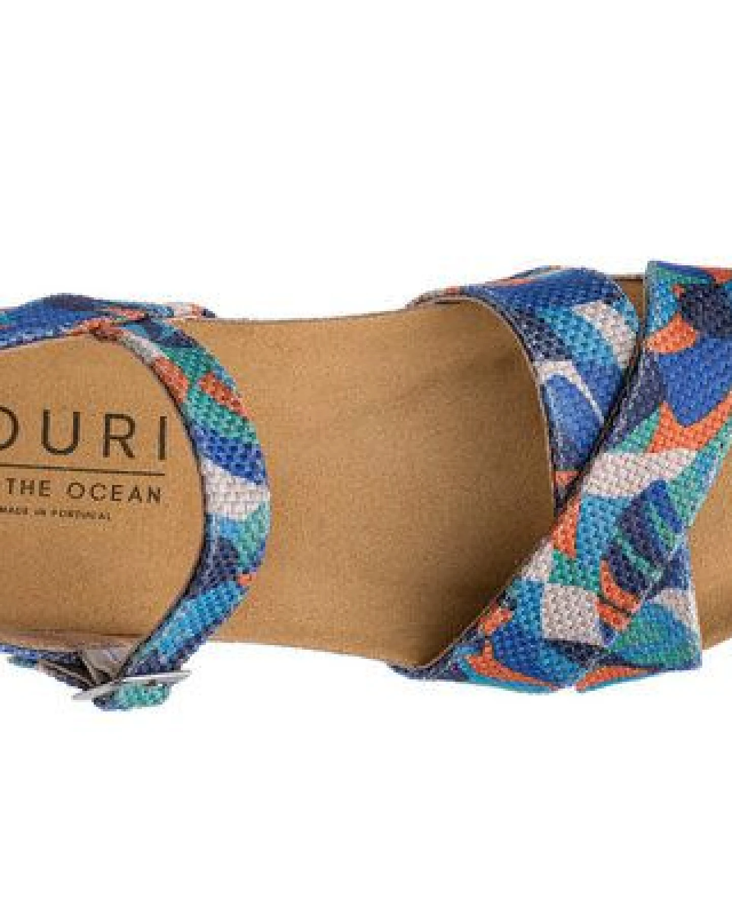 ZOURI Vegane Plateau-Sandale aus Bio-Baumwolle & Korkfußbett Modell: Nature – Ansicht 3