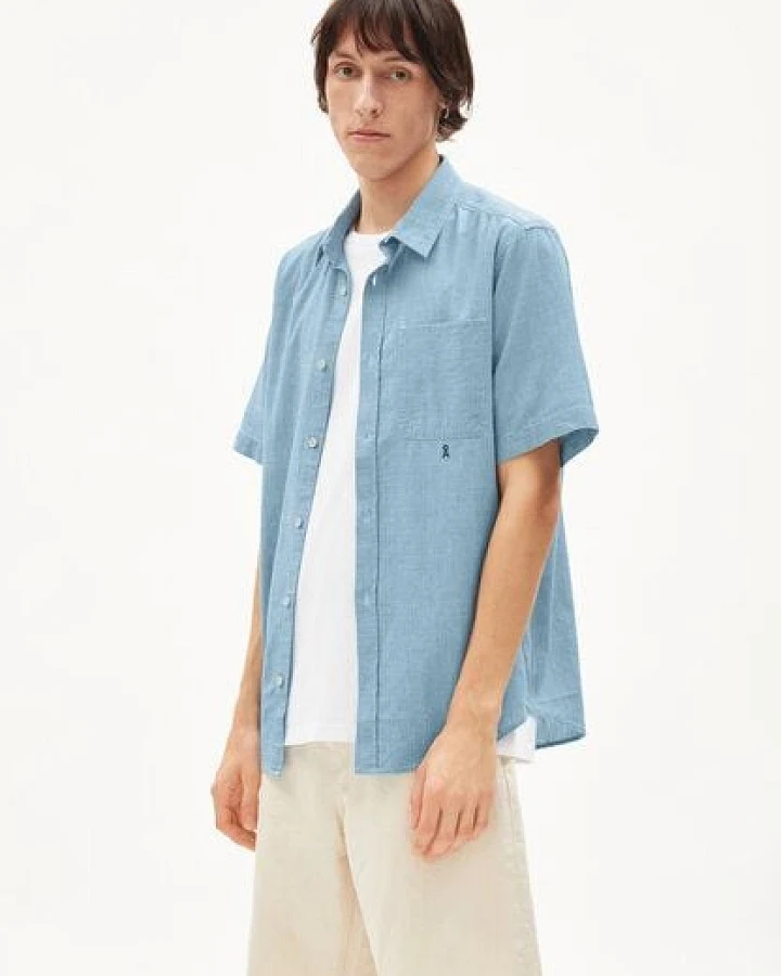ARMEDANGELS TORJAAN - Herren Hemd Relaxed Fit aus Bio-Baumwolle