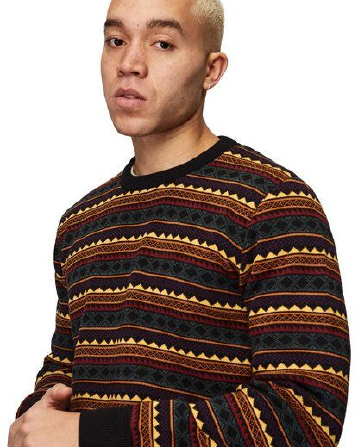 Honesty Rules Jacquard Pullover – Ansicht 2