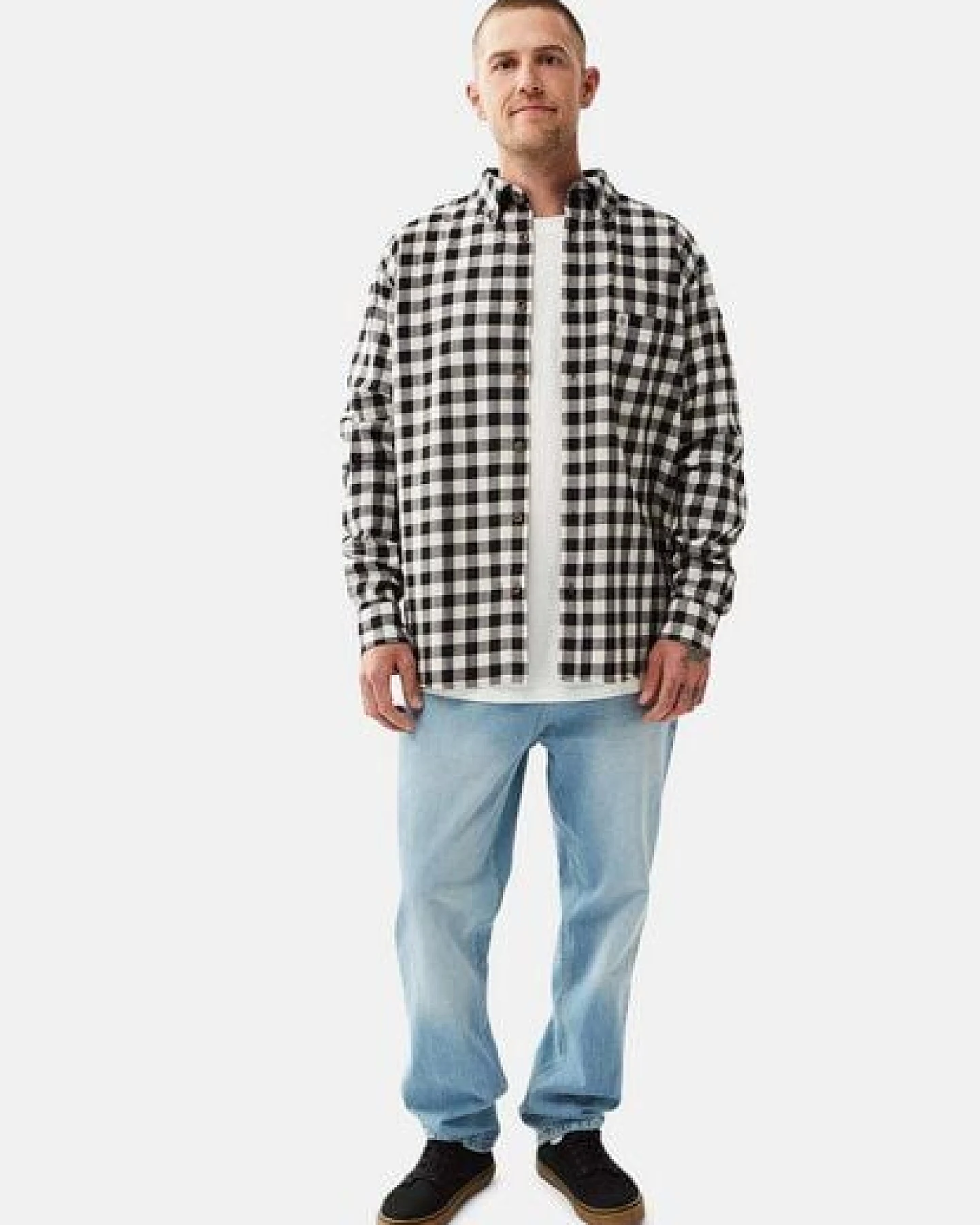 Honesty Rules Flannel Check Shirt – Ansicht 4