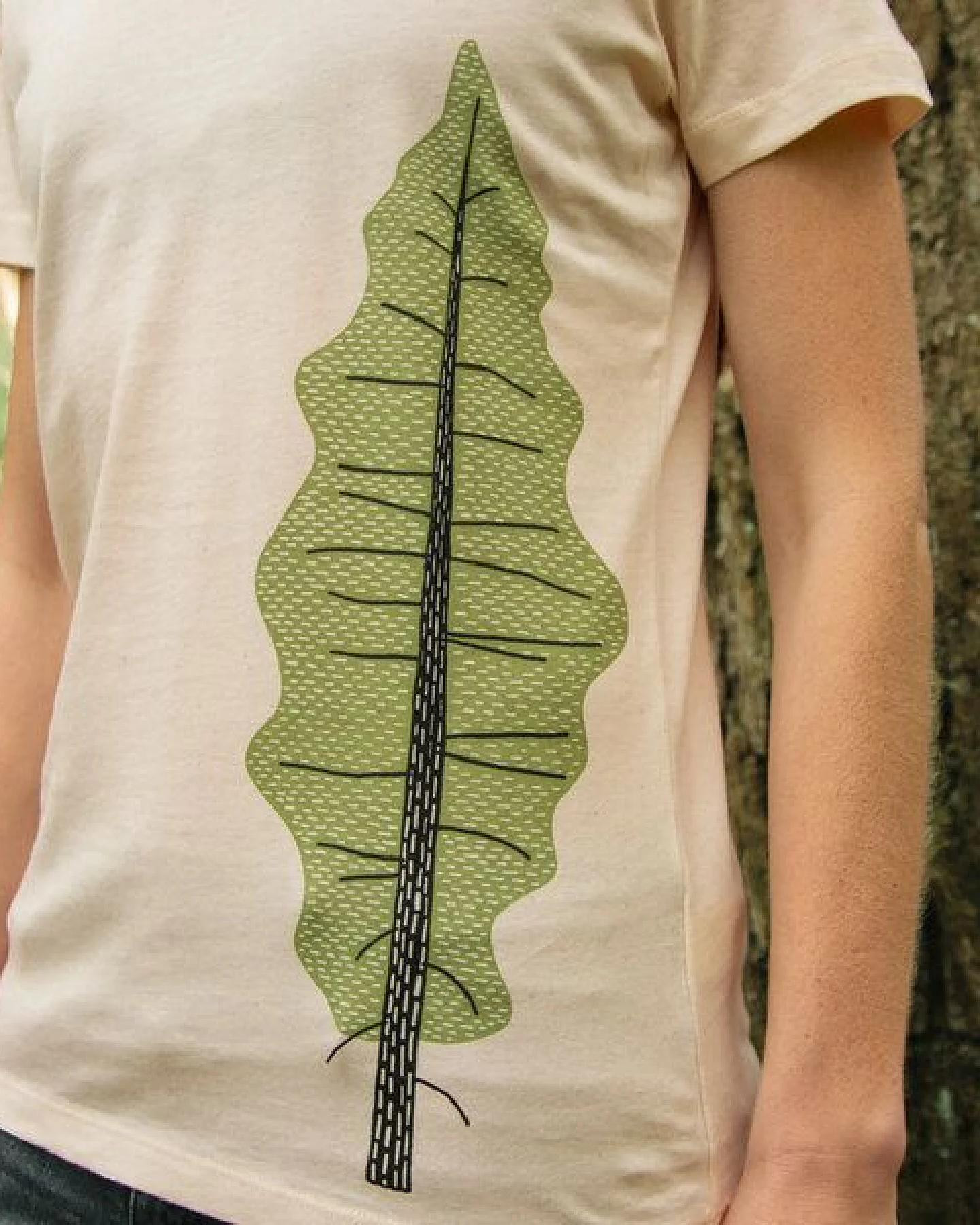 Cmig Tanne T-Shirt Damen aus Biobaumwolle – Ansicht 2