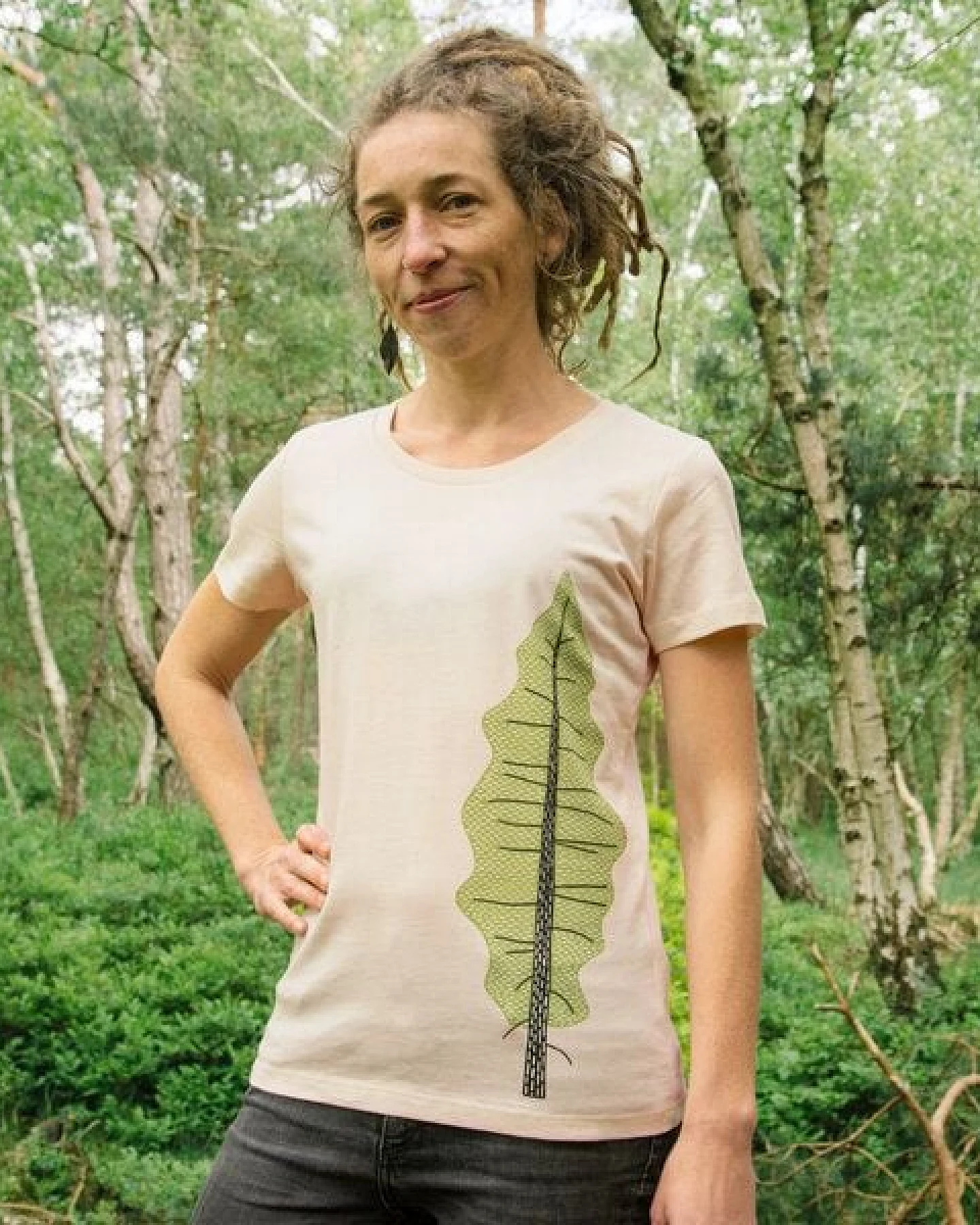 Cmig Tanne T-Shirt Damen aus Biobaumwolle – Ansicht 3
