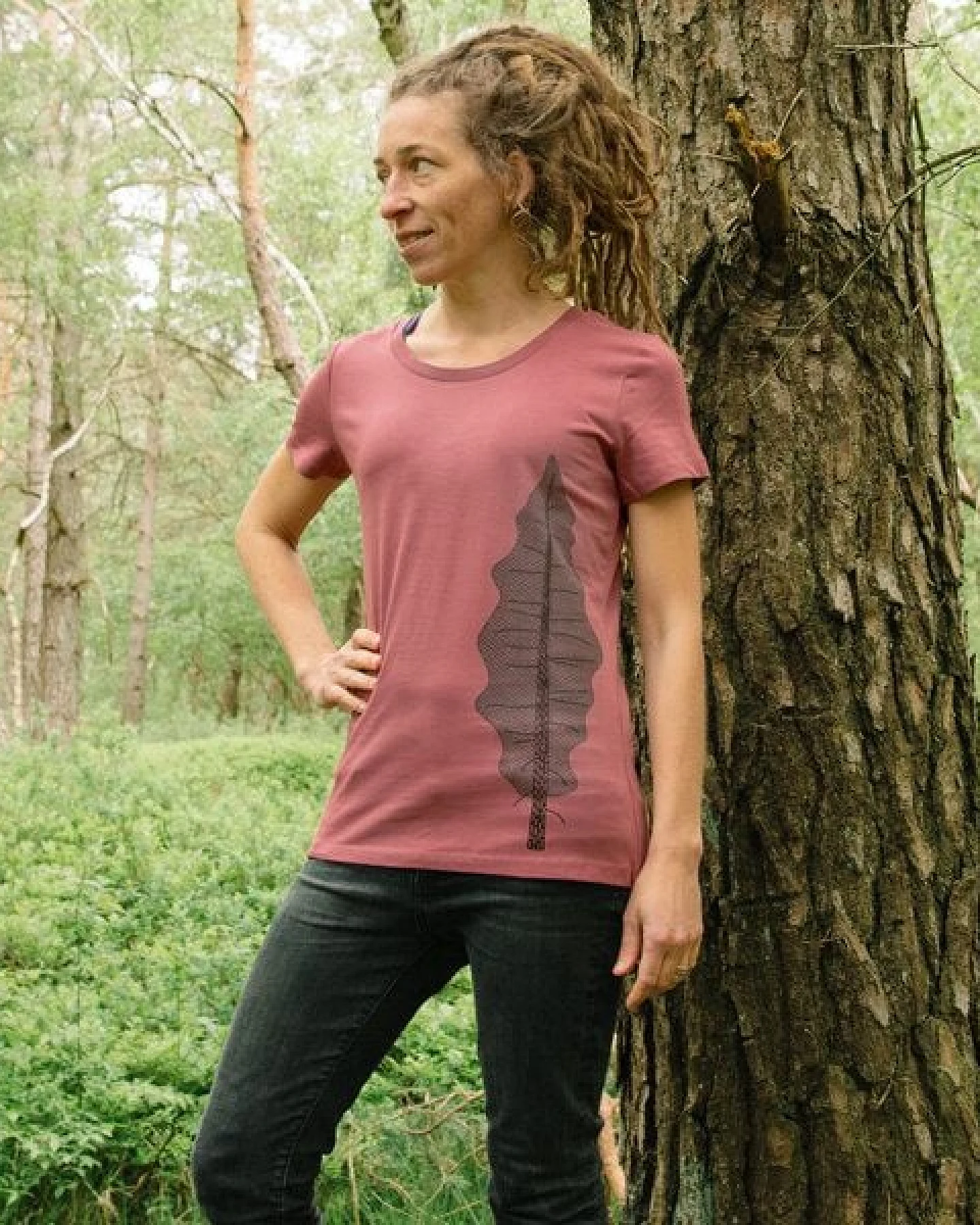 Cmig Tanne T-Shirt Damen aus Biobaumwolle – Ansicht 3