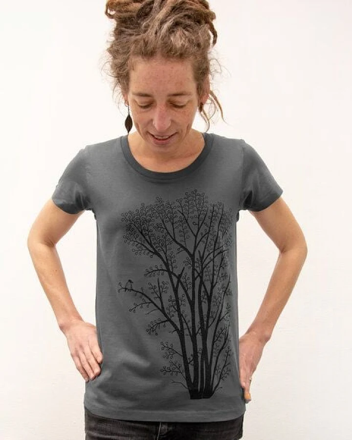 Cmig Erle mit Elster T-Shirt Damen