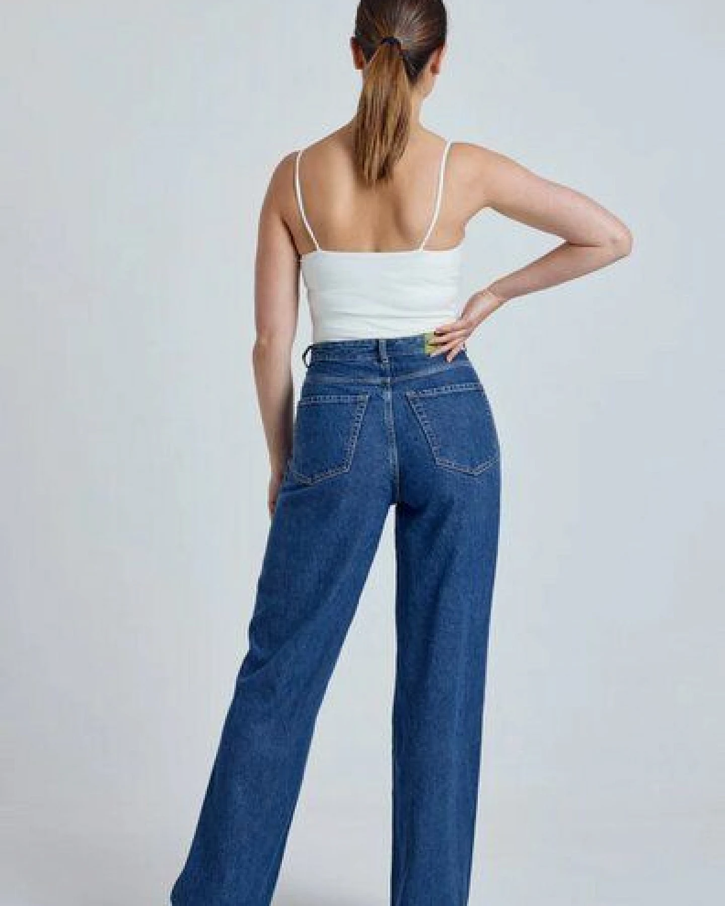 Flax and Loom Wide Leg Jeans Modell: Etta – Ansicht 3