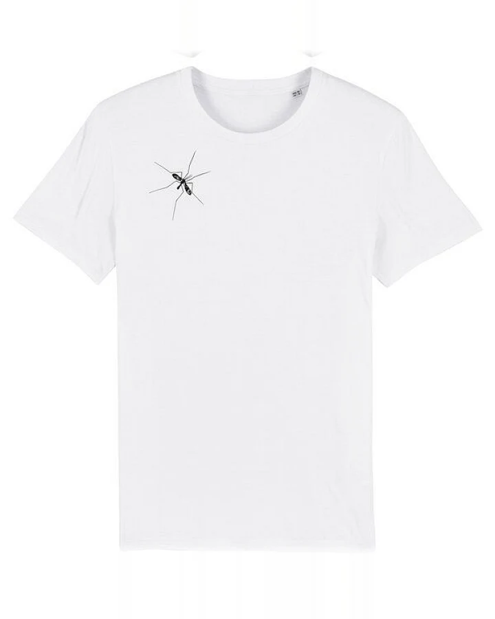 Spangeltangel T-Shirt "Schnake", Männershirt, Herrenshirt, bedruckt, Siebdruck, T-Shirt, Bio-Baumwolle