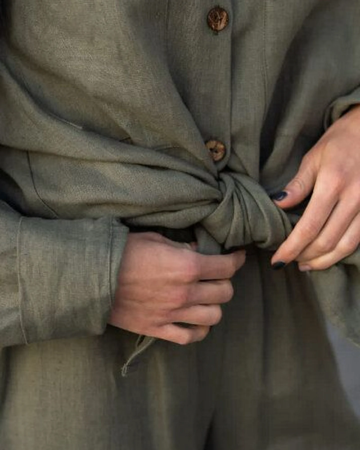 gust. Damen Oversized Hemdbluse aus Leinen - Oversized linen shirt - 100% Bio-Leinen – Ansicht 3