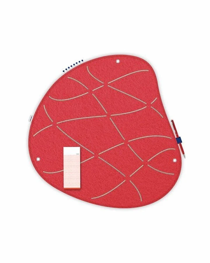 Organische Pinnwand zum Stecken und Pinnen aus Filz, Memoboard mal anders von RÅVARE (OKO-1)
