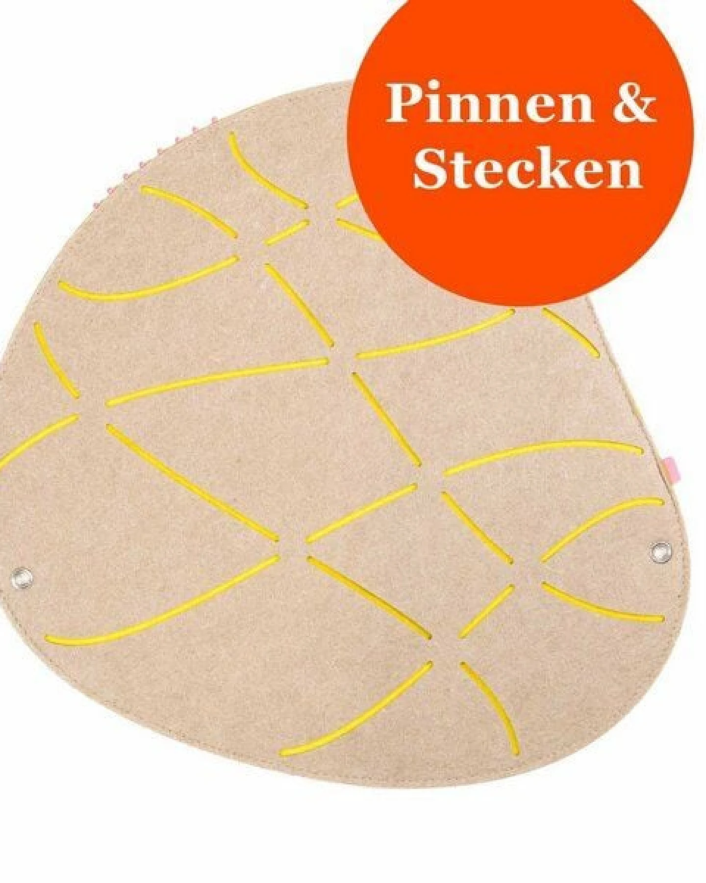 Organische Pinnwand zum Stecken und Pinnen aus Filz, Memoboard mal anders von RÅVARE (OKO-1) – Ansicht 4