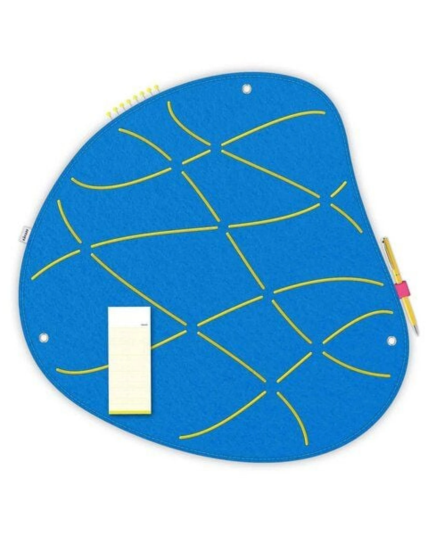 Organische Pinnwand zum Stecken und Pinnen aus Filz, Memoboard mal anders von RÅVARE (OKO-1) – Ansicht 2