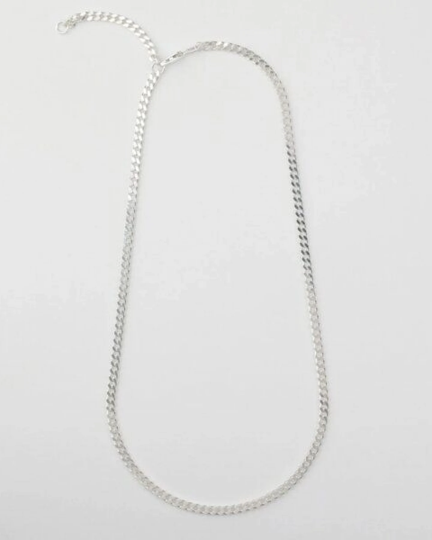 BELLYBIRD Jewellery PANZERKETTE - zarte Flachpanzerkette, längenverstellbar, 925 Silber – Ansicht 3