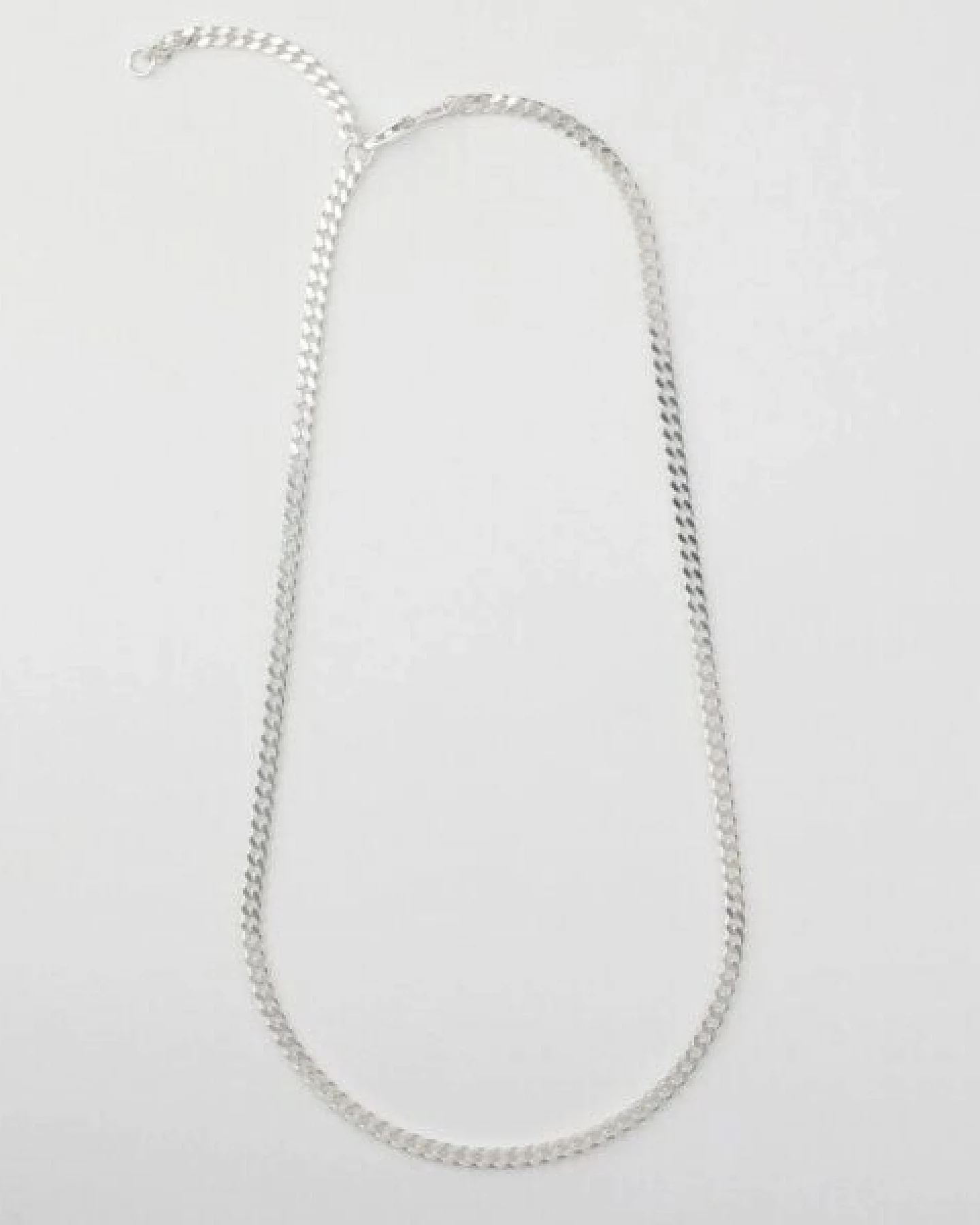 BELLYBIRD Jewellery PANZERKETTE - zarte Flachpanzerkette, längenverstellbar, 925 Silber – Ansicht 4