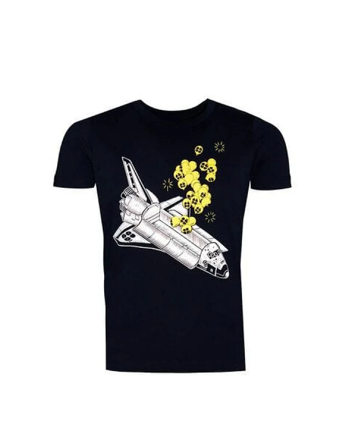 FÄDD Kinder T-Shirt Rundhals aus Bio-Baumwolle "Späisschattel" Navy Blau