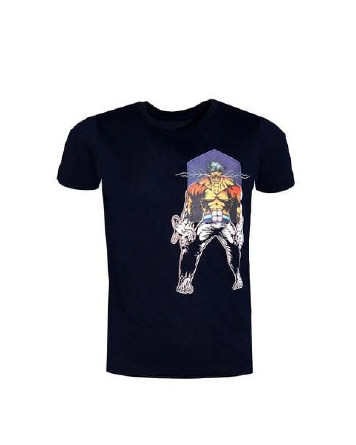 Kinder T-Shirt Rundhals aus Bio-Baumwolle "FÄDDman BT" Navy Blau