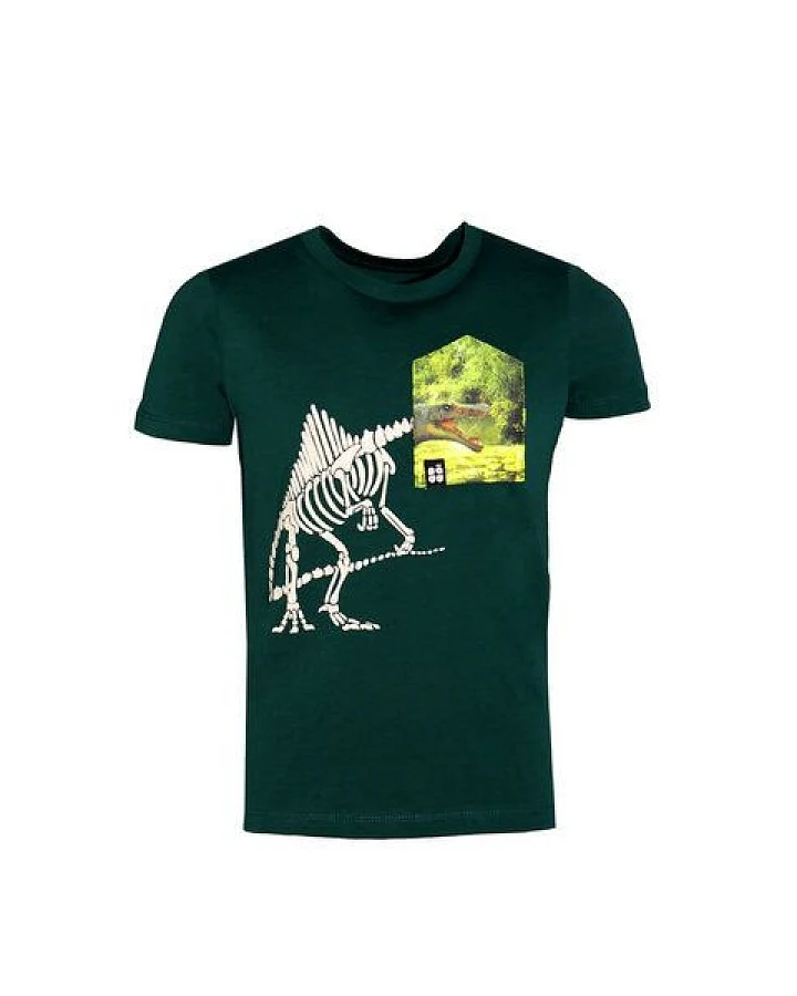FÄDD Kinder T-Shirt Rundhals aus Bio-Baumwolle "Spino BT" Grün