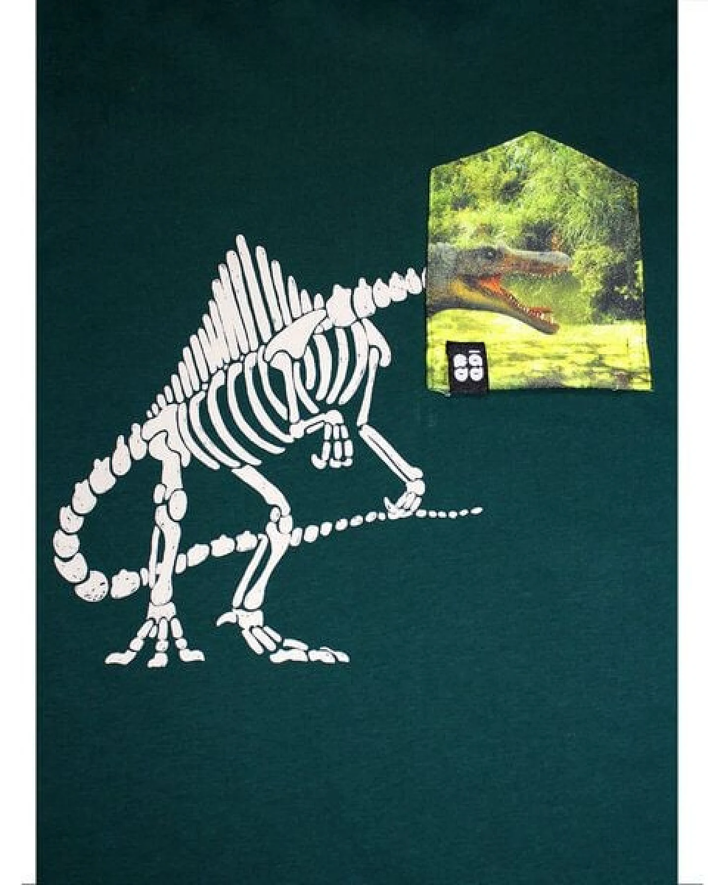 FÄDD Kinder T-Shirt Rundhals aus Bio-Baumwolle "Spino BT" Grün – Ansicht 2