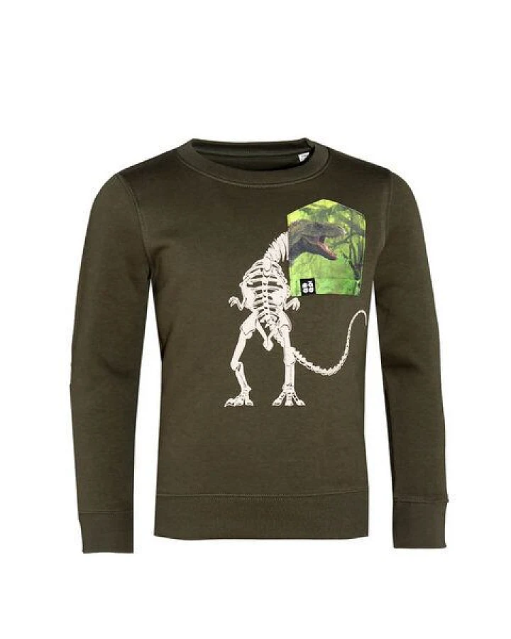 FÄDD Kinder Sweatshirt Pullover Bio-Baumwolle & recyceltem Polyester Grün