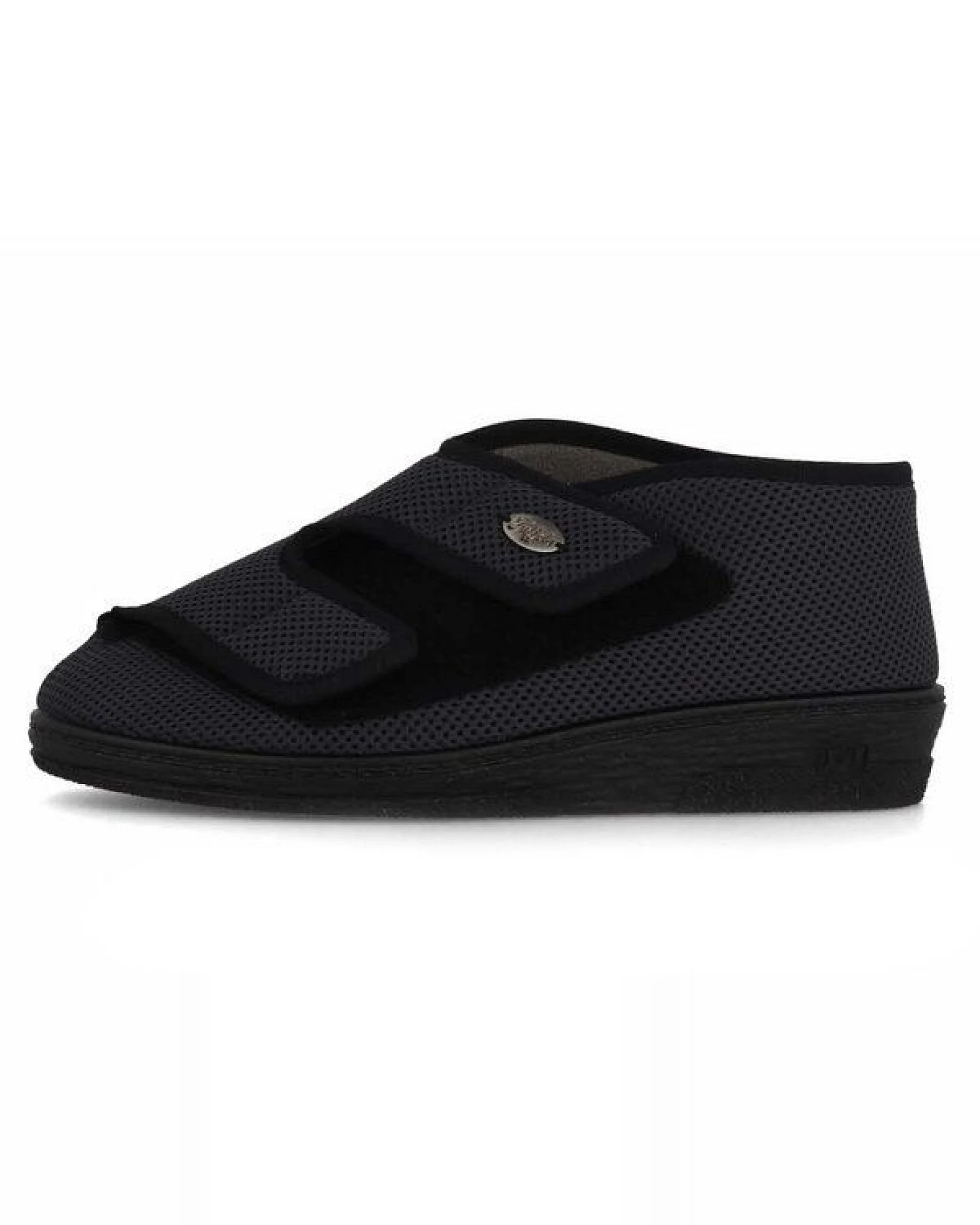 Tuffeln Vegane Verbandschuhe "Balsam" mit zwei Klettverschlüssen aus antiviralem 3D-Stretch – Ansicht 3