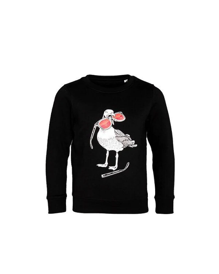 FÄDD Kinder Sweatshirt Pullover Biobaumwolle Hippster Haps Navy/ Schwarz
