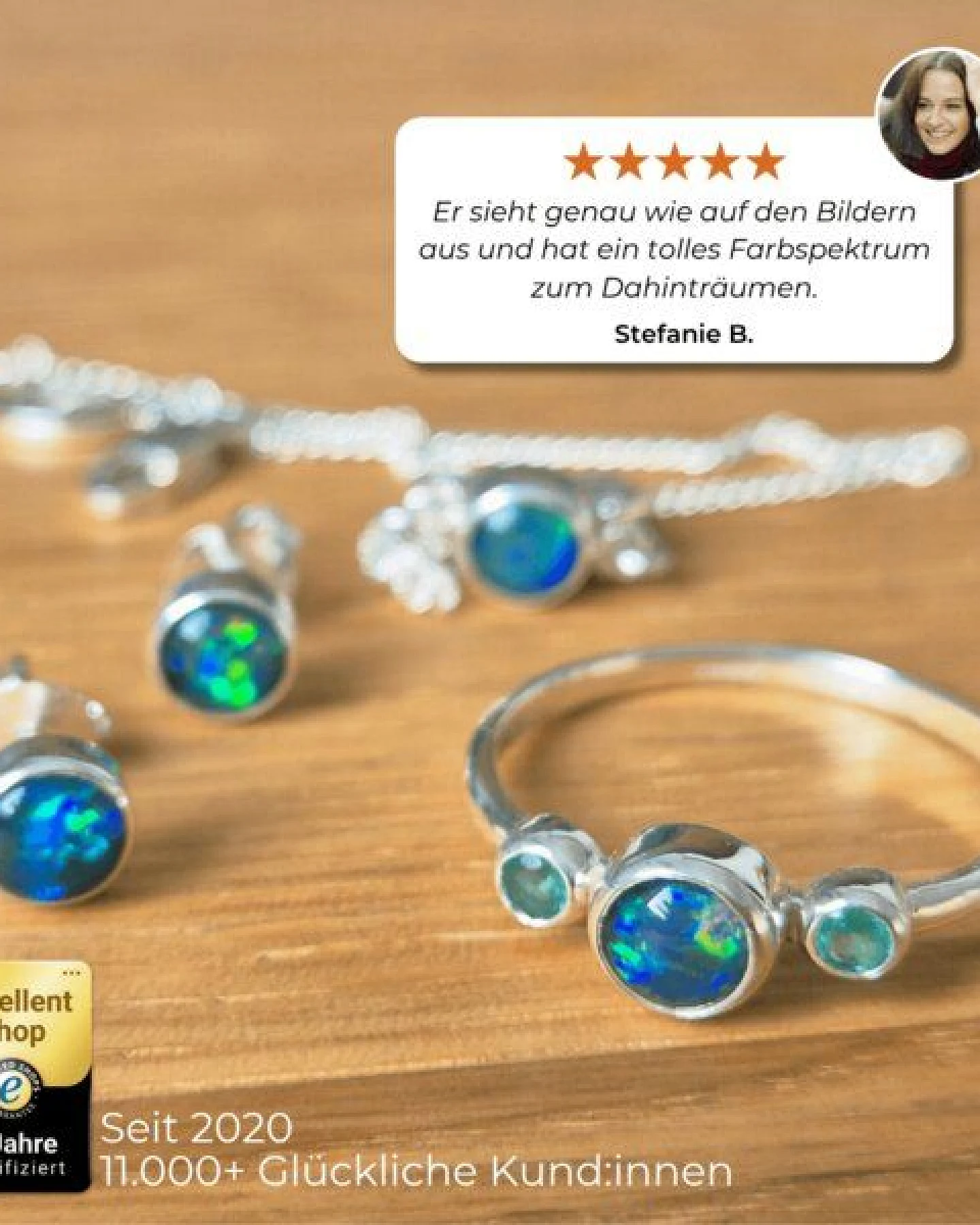 Spirit of Island Silber Ring "Opal Universe" – Ansicht 4
