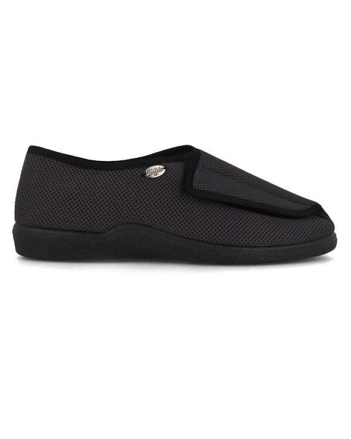 Tuffeln Vegane Verbandschuhe 'Wohltat' mit starkem Klettverschluss aus antiviralem 3D Netz