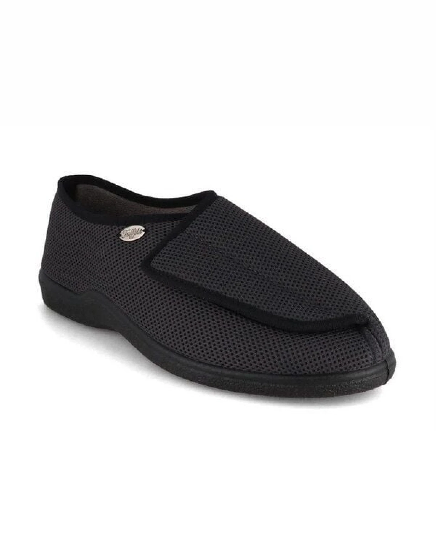 Tuffeln Vegane Verbandschuhe 'Wohltat' mit starkem Klettverschluss aus antiviralem 3D Netz – Ansicht 2