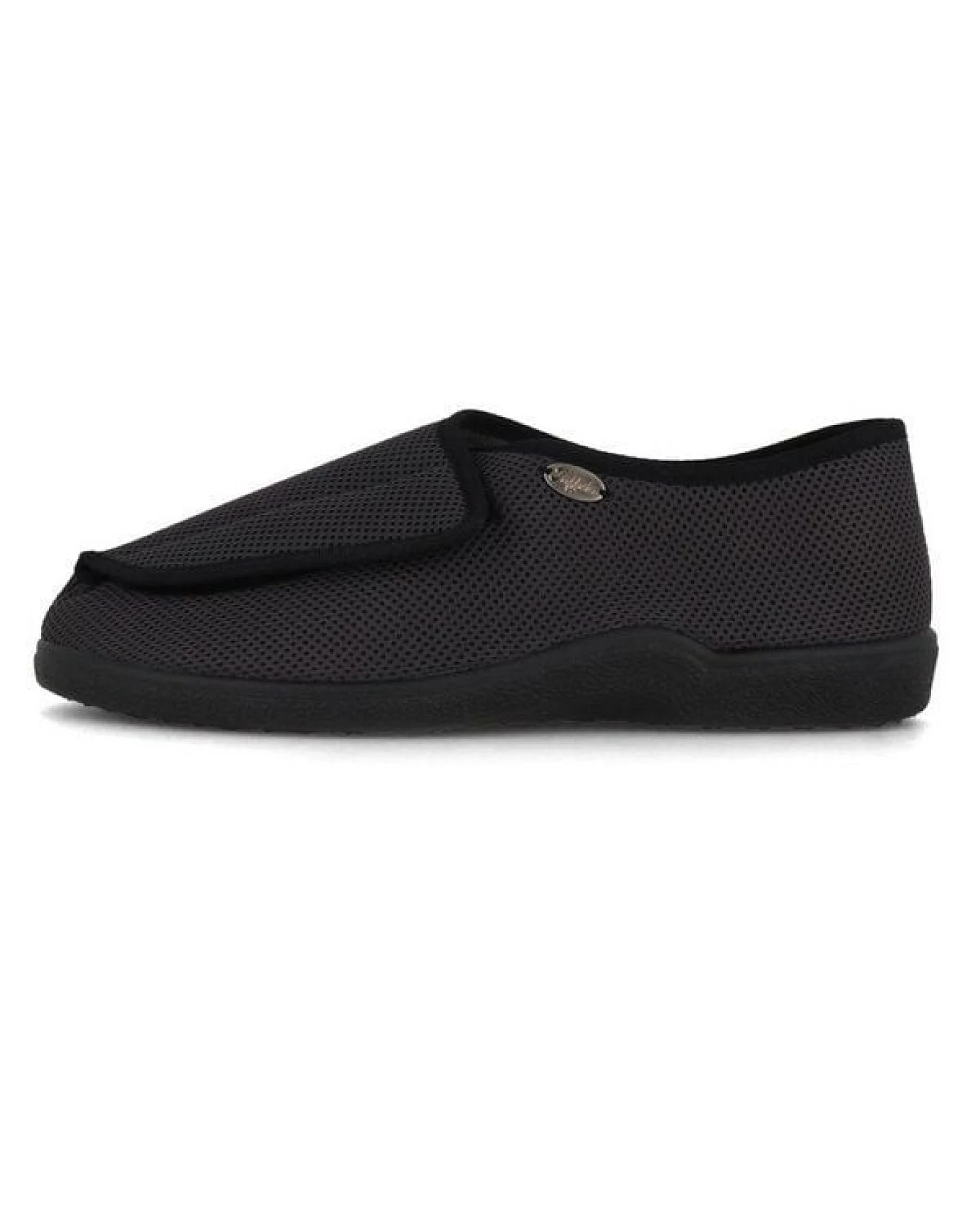 Tuffeln Vegane Verbandschuhe 'Wohltat' mit starkem Klettverschluss aus antiviralem 3D Netz – Ansicht 3