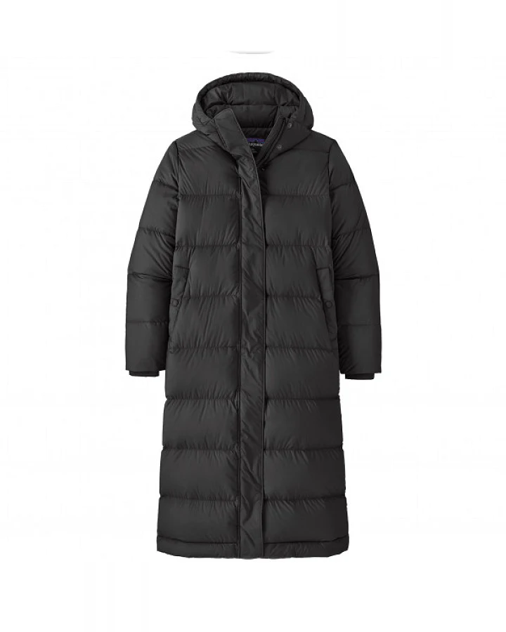 Patagonia - Women's Silent Down Long Parka - Mantel Gr XL schwarz