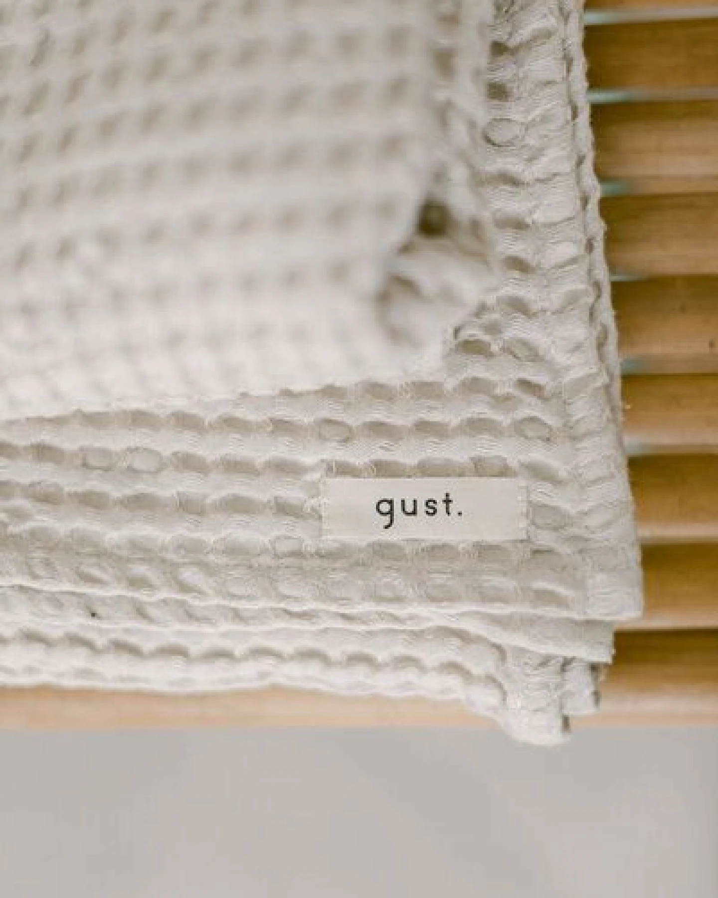 gust. Waffelhandtuch - Handtuch aus Leinen und Bio-Baumwolle – Hand towel - 50x70 cm – Ansicht 4