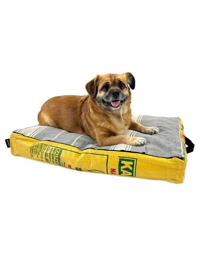 GOOPSI Hundebett mit BIO-Baumwollfüllung, Hundekissen - versch. Farben