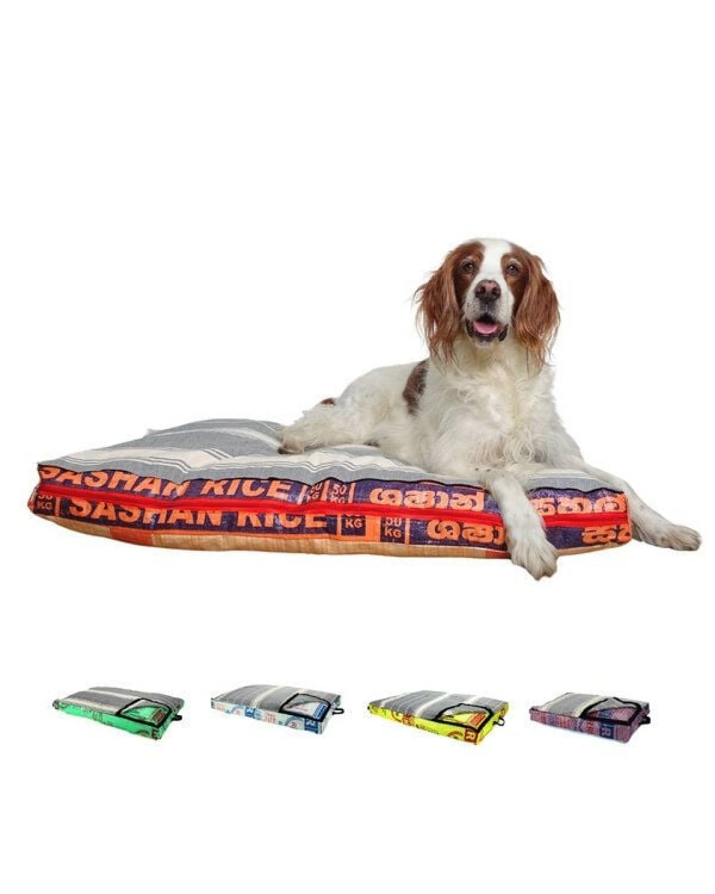 GOOPSI Hundebett mit BIO-Baumwollfüllung, Hundekissen - versch. Farben – Ansicht 2