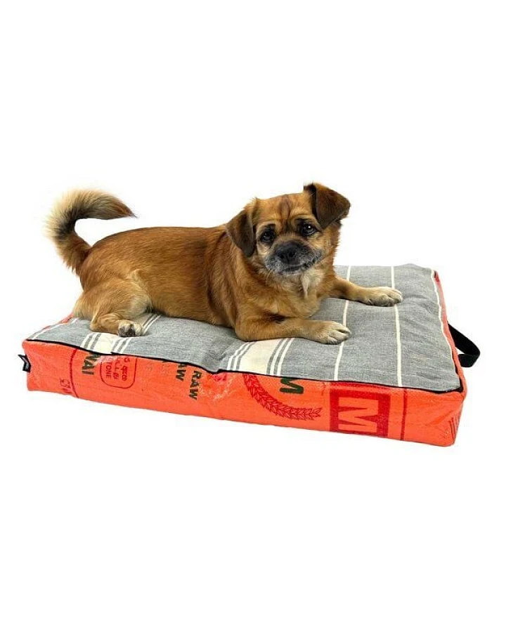 GOOPSI Hundebett mit BIO-Baumwollfüllung, Hundekissen - versch. Farben