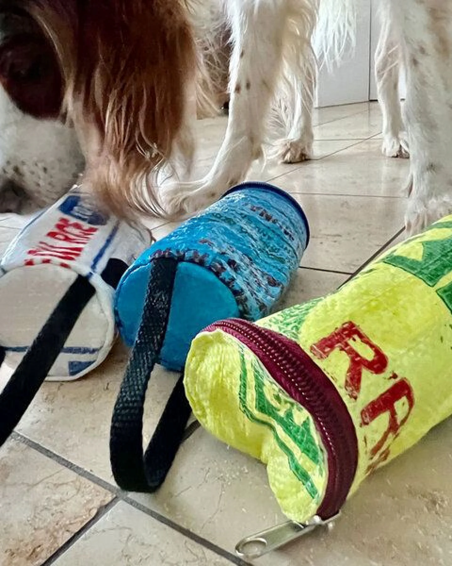 GOOPSI Futterbeutel für Hunde, Dummy für Schlinger aus recyceltem Reissack - Fairtrade – Ansicht 3
