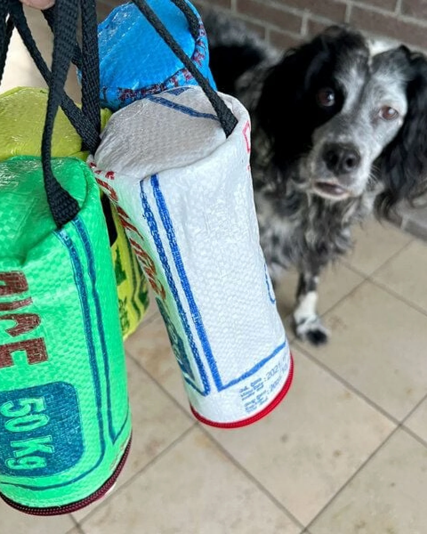 GOOPSI Futterbeutel für Hunde, Dummy für Schlinger aus recyceltem Reissack - Fairtrade – Ansicht 4