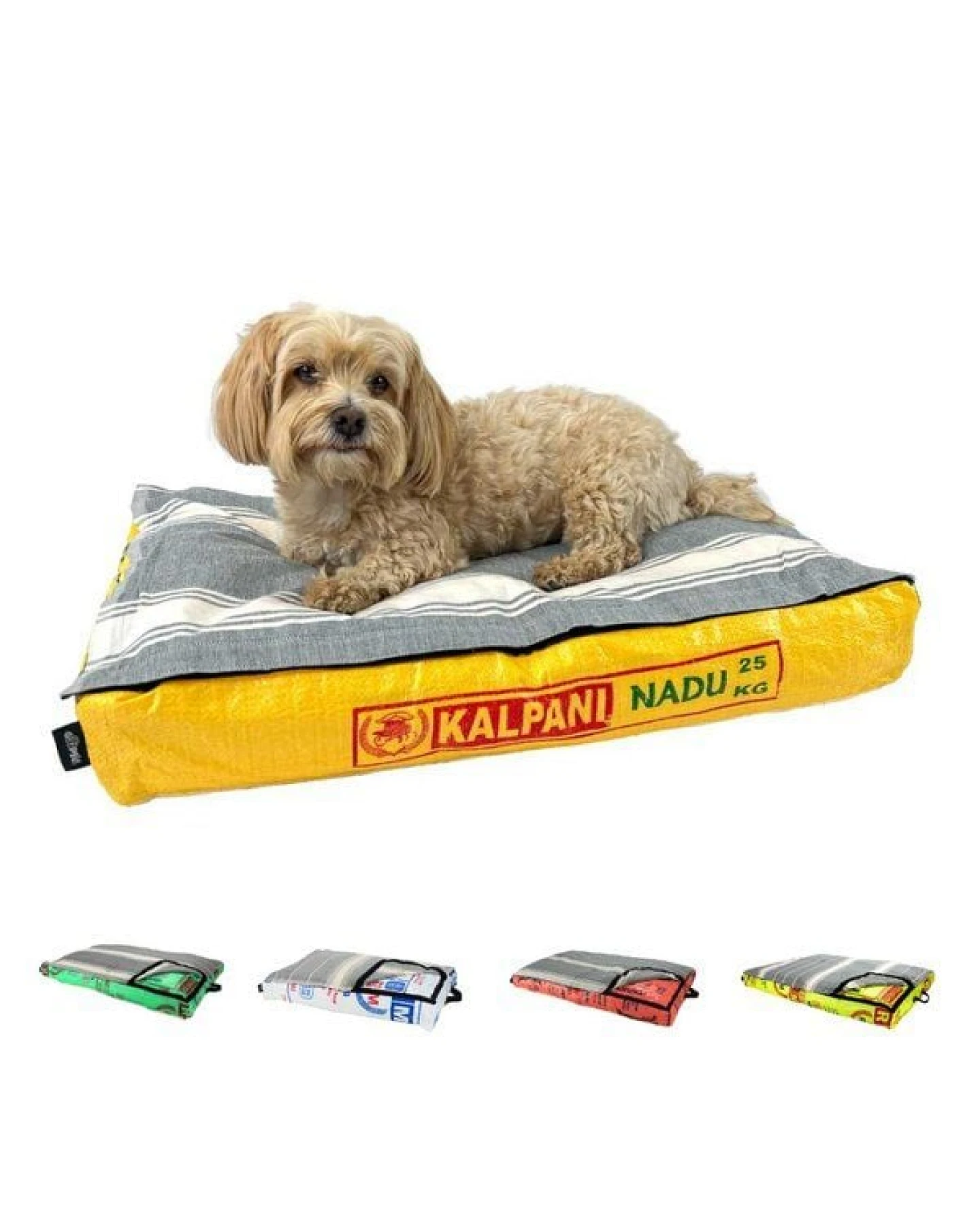 GOOPSI Hundebett mit BIO-Dinkelfüllung, Hundekissen - versch. Farben – Ansicht 2