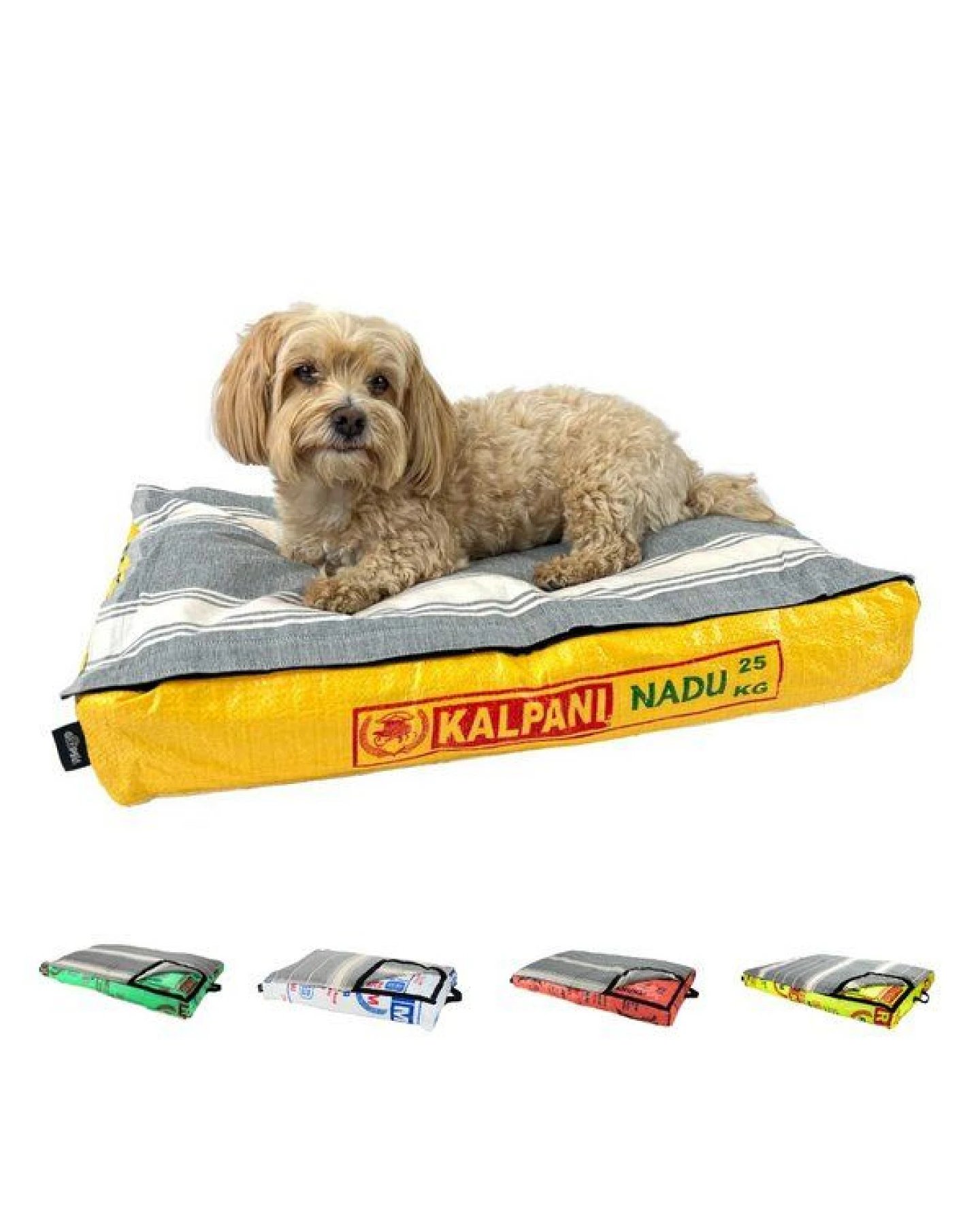 GOOPSI Hundebett mit BIO-Dinkelfüllung, Hundekissen - versch. Farben – Ansicht 2