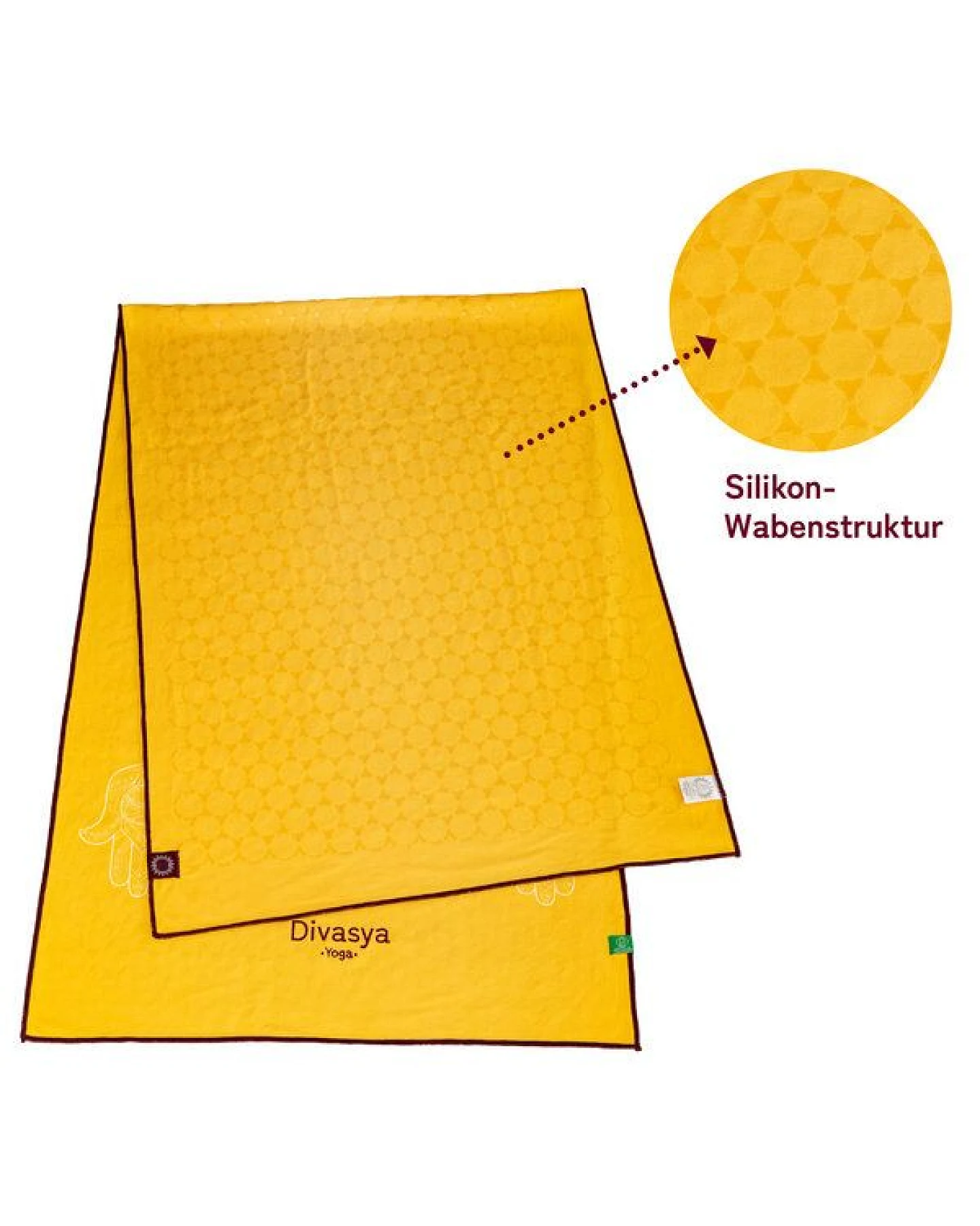 Divasya Yoga Travel-Set: 2 Yoga-Handtücher und 1 Yoga-Pad – Ansicht 3