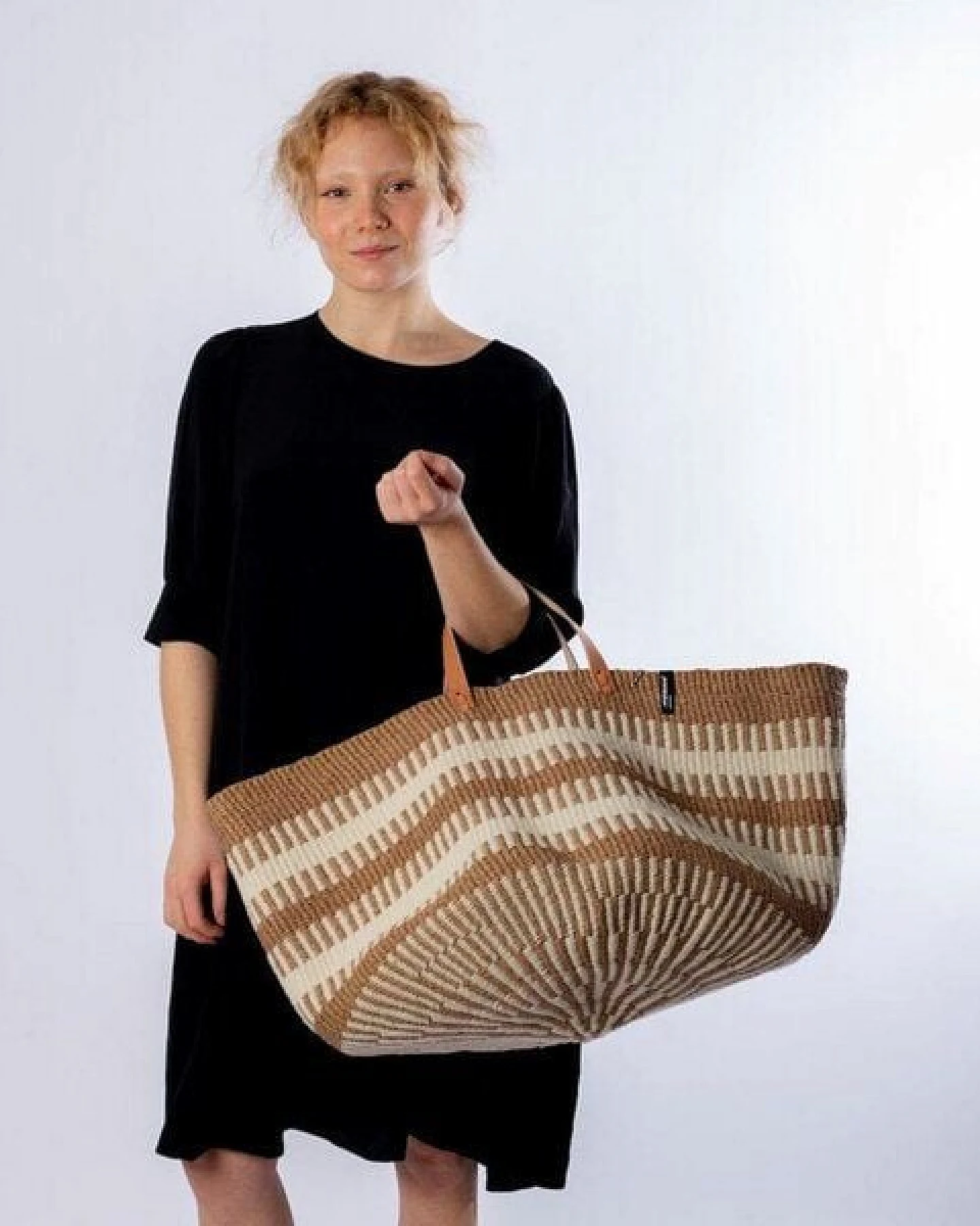 KIONDO Korb Pamba XS/S/M/XXL - Wolle/Papier Aufbewahrungs- & Pflanzkorb by Mifuko – Ansicht 2