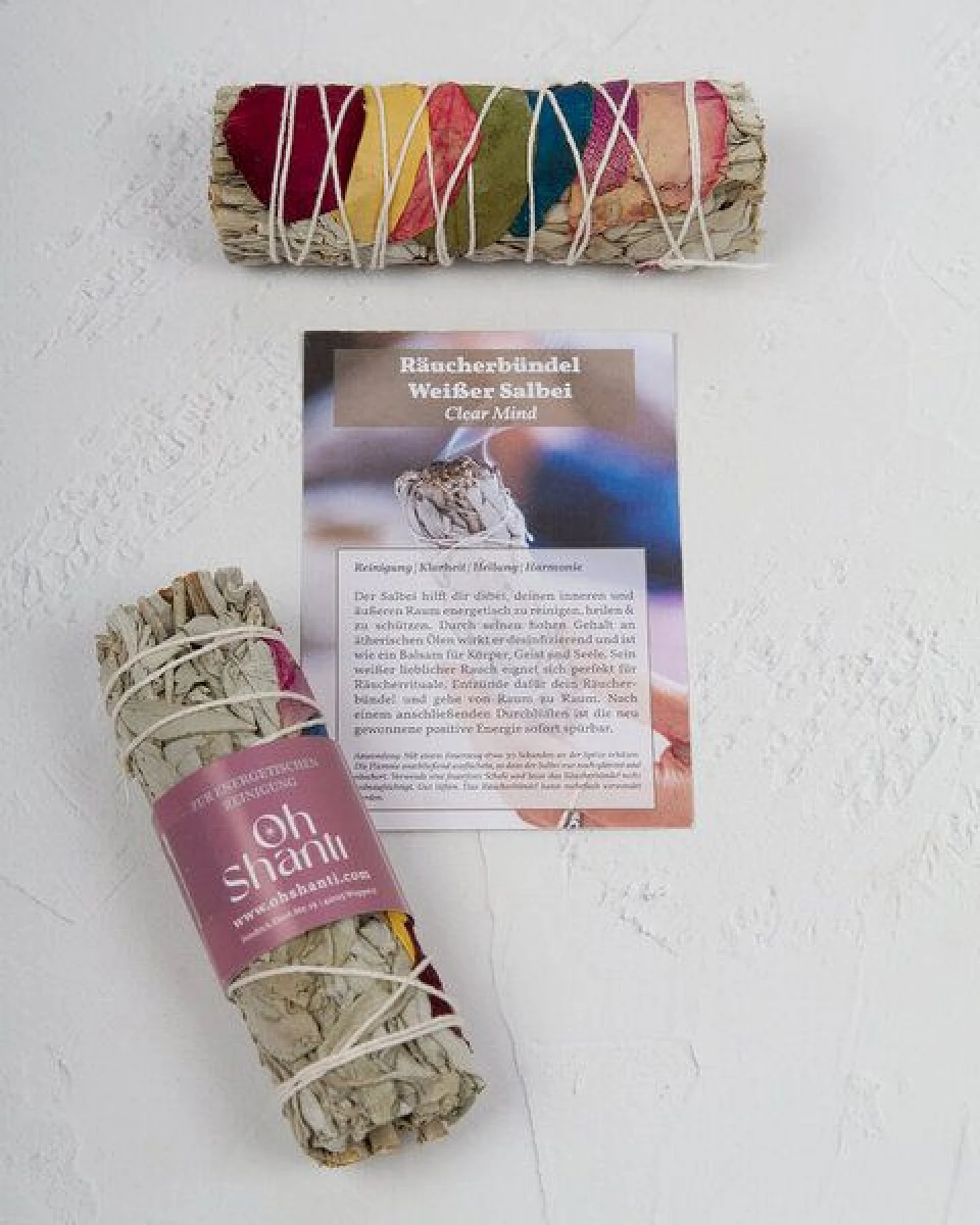 Oh Shanti Chakren Räucherbündel 2er-Set – Ansicht 2