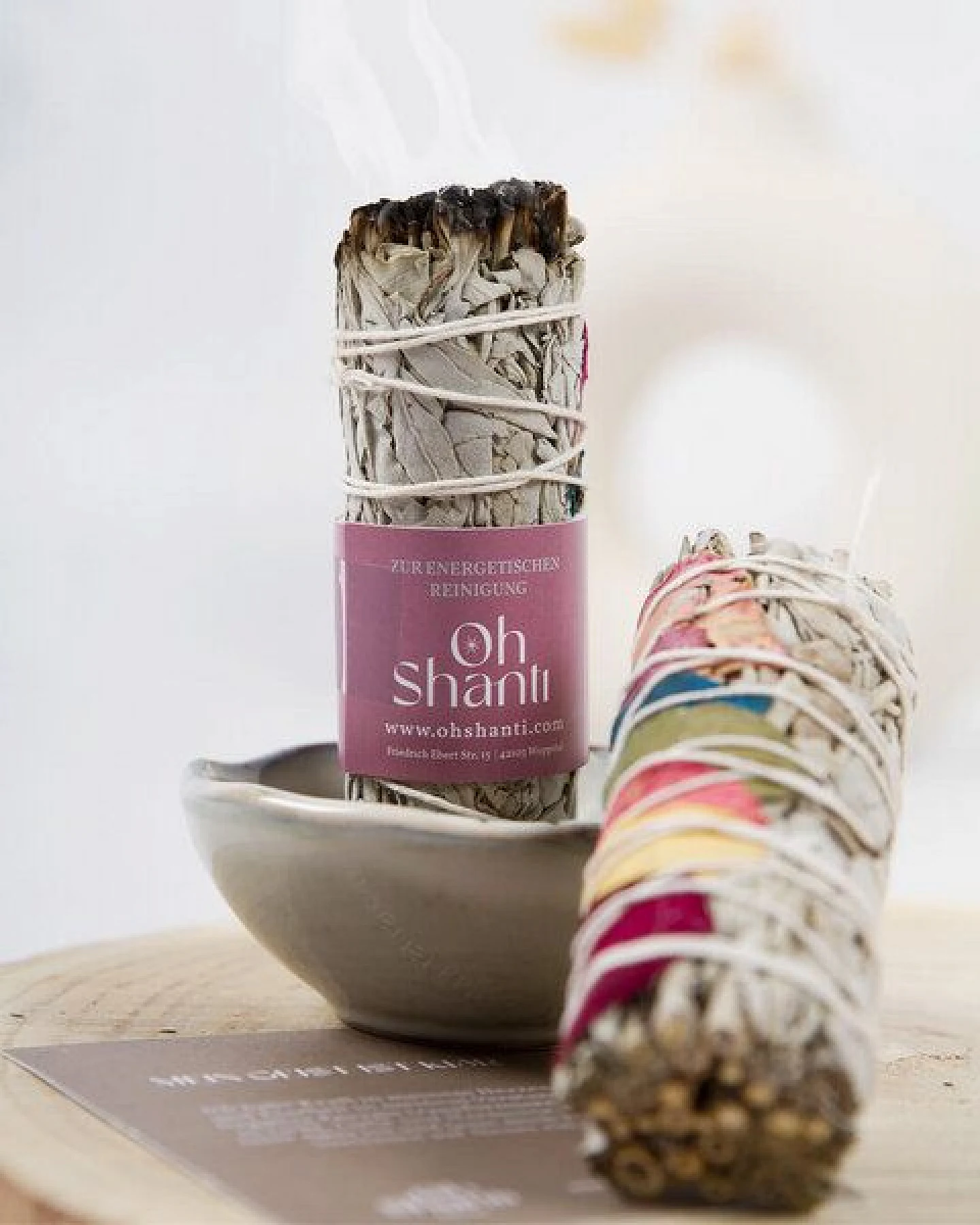 Oh Shanti Chakren Räucherbündel 2er-Set – Ansicht 3