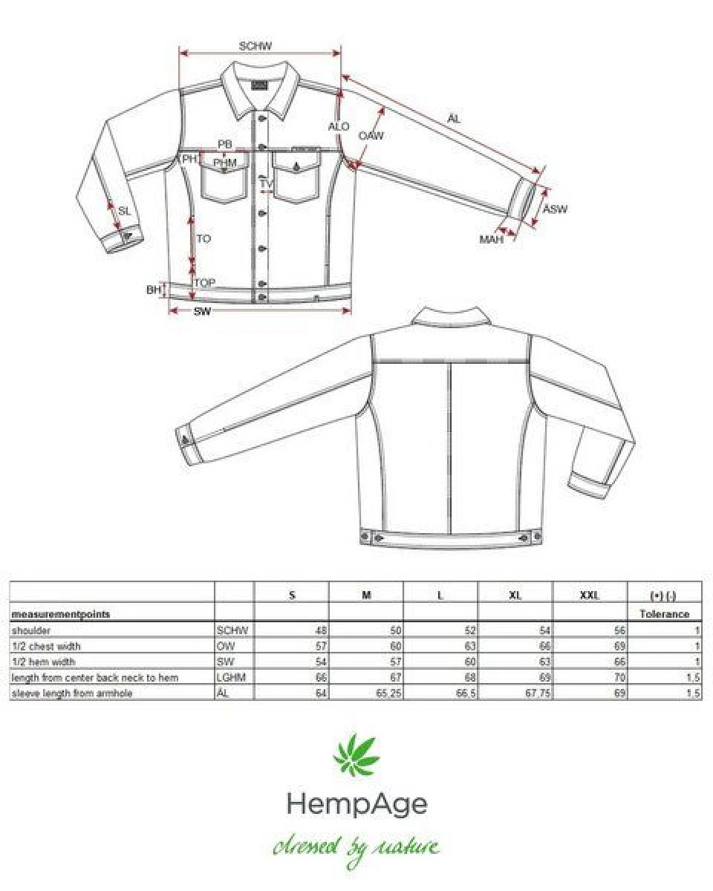 HempAge Hanf Denim Jacke – Ansicht 3
