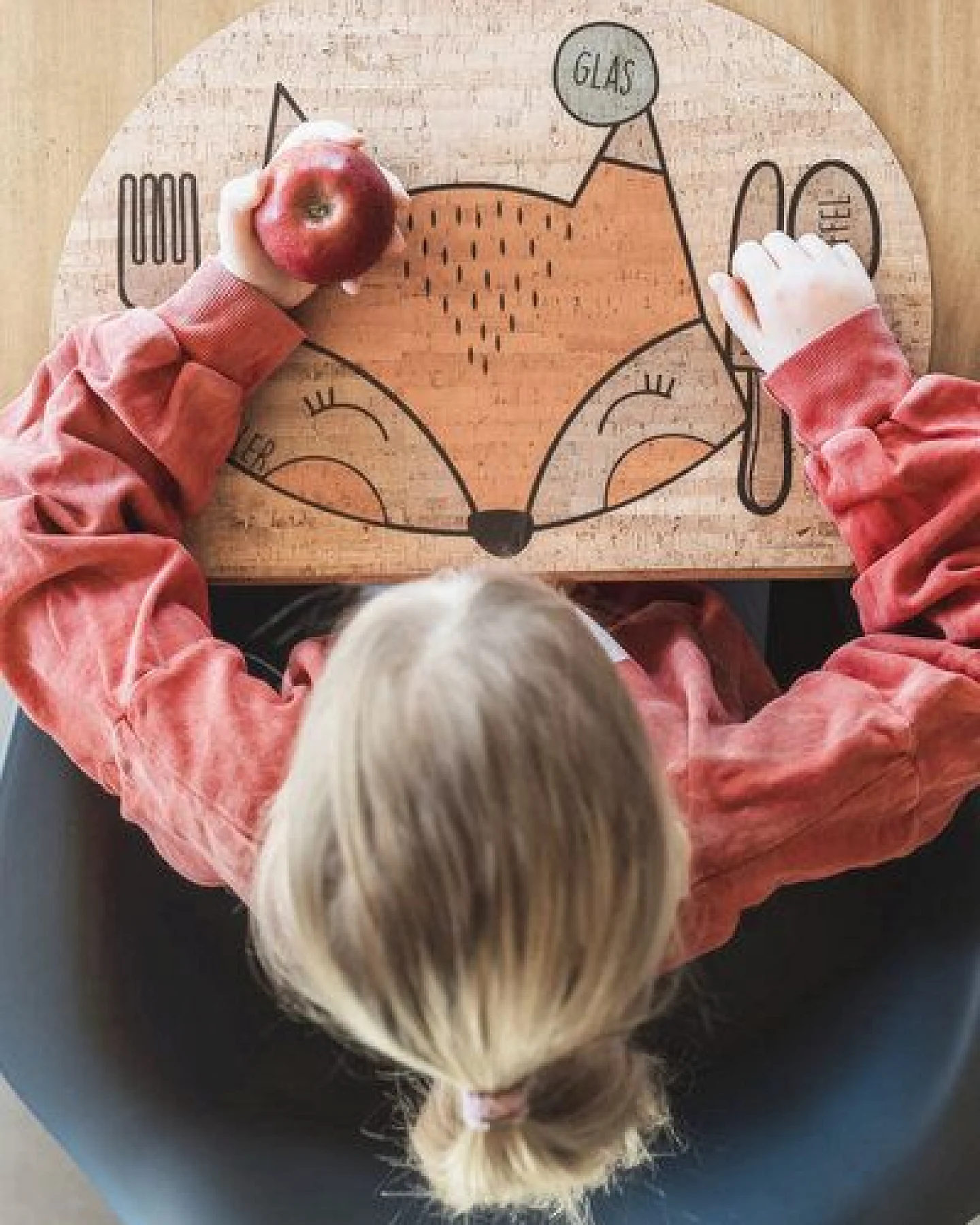 Clarissakork Kinder Tischset Dreaming Fox – Ansicht 3