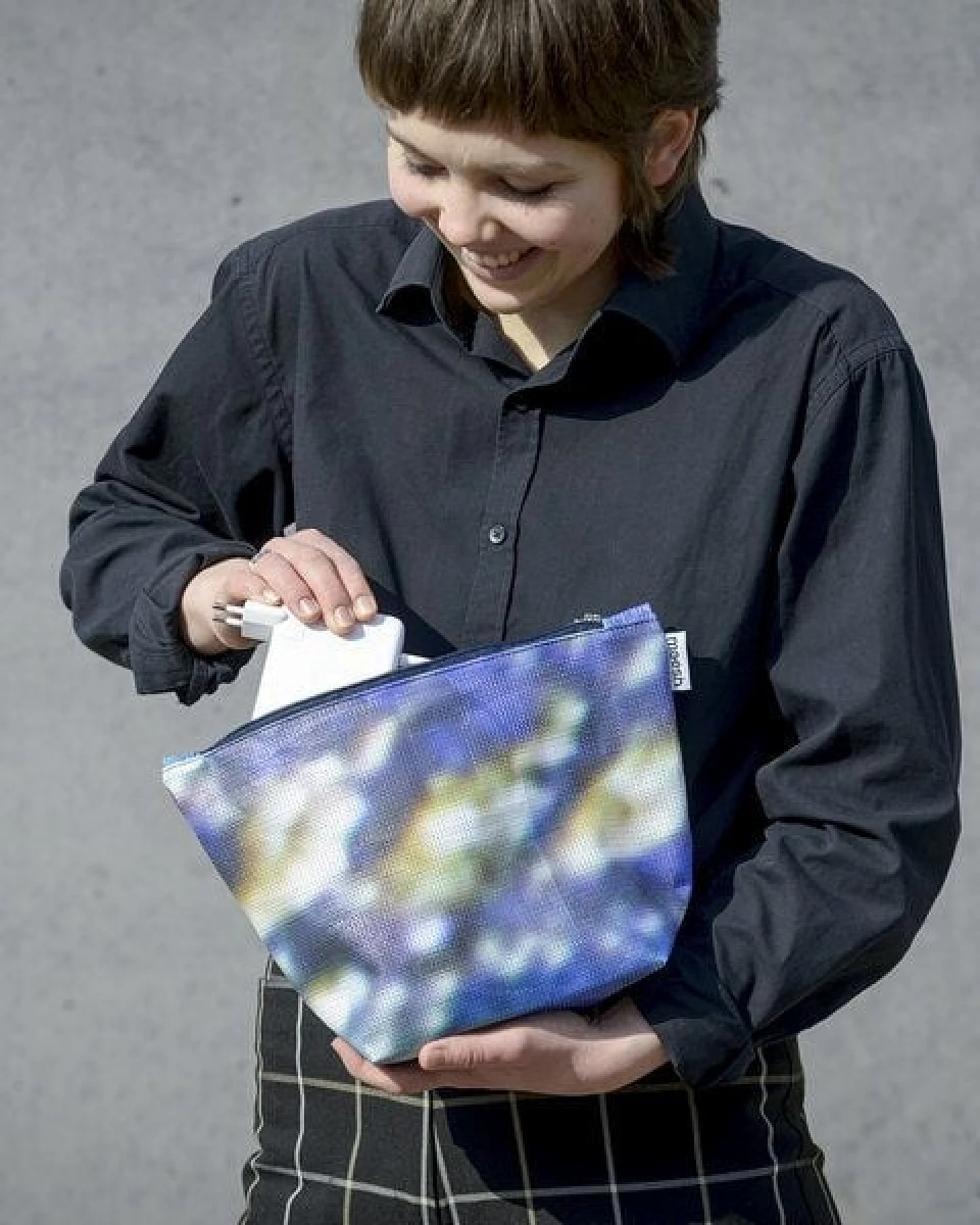 maesh Kosmetiktasche / Kabeltasche aus recycelten Material – Ansicht 4