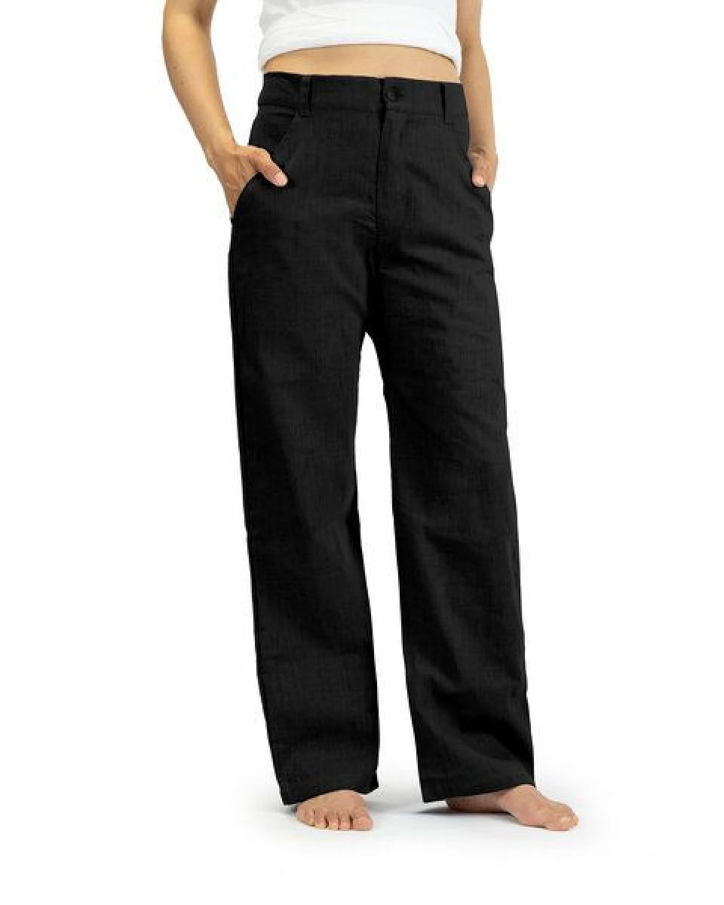 Leinenhose APPROVAL von SCHAZAD – Ansicht 2