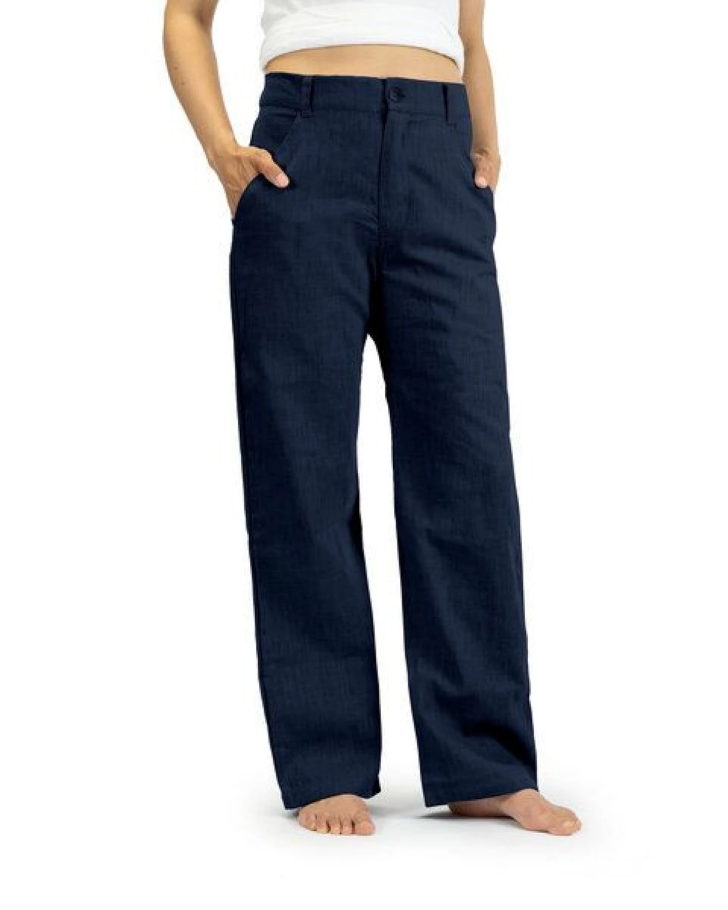 Leinenhose APPROVAL von SCHAZAD – Ansicht 2