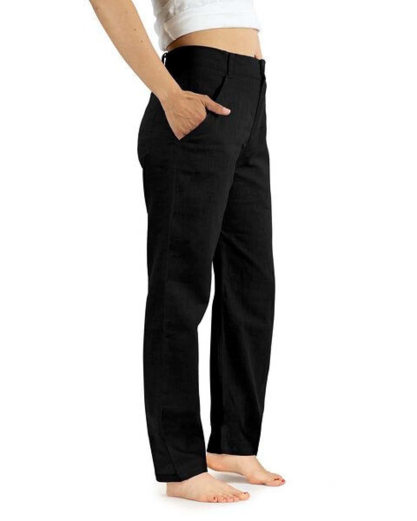 Leinenhose APPROVAL-GO von SCHAZAD – Ansicht 2