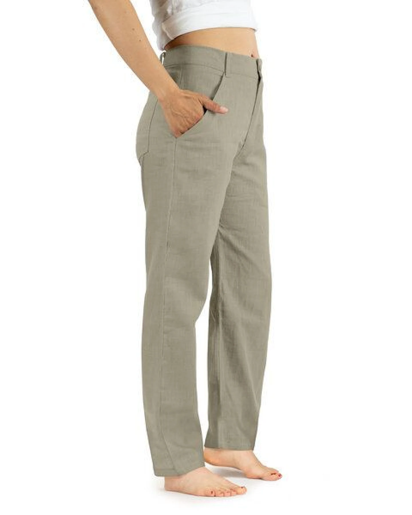 Leinenhose APPROVAL-GO von SCHAZAD – Ansicht 2