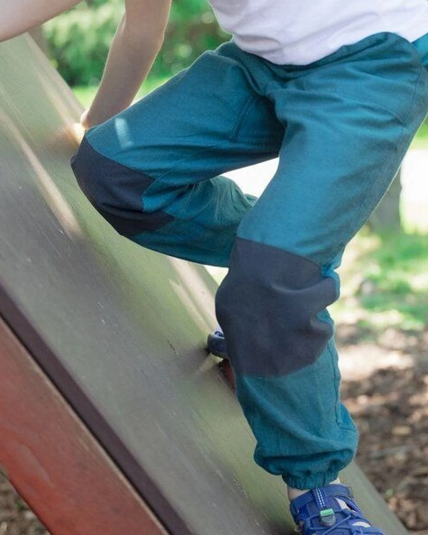 Babbily Sommer Wanderhose mit robusten Knien - Bio-Baumwolle – Ansicht 2