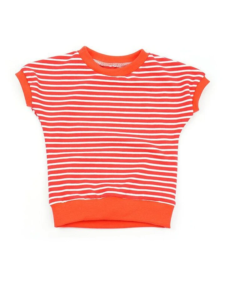 Sternchenwolke BIO T-Shirt "Ringel Rot"